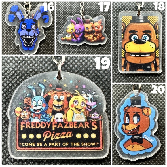 Five Nights At Freddy’s KBK Acrylic Keychains - Picture 9 of 10